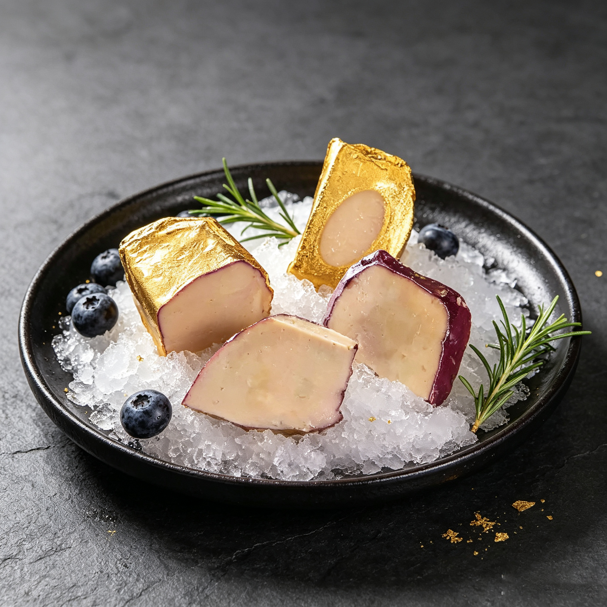 French Gold Brick Foie Gras Sashimi